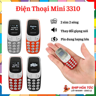 Điện Thoại Mini Siêu Nhỏ L8STAR, 2 Sim 2 Sóng, Gọi Điện, Nghe Nhạc, Pin Cực Khỏe, Bảo Hành 12 Tháng