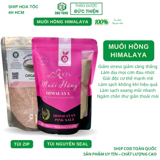 Muối Hồng Himalaya Organic 1Kg - Muối Hồng Himalaya Ngâm Chân Thải Độc Dạng Mịn Và Hạt