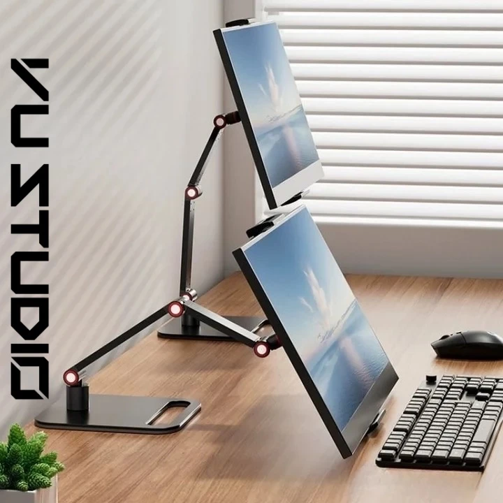 Giá kẹp, tay arm đỡ màn hình di động LCD tablet điện thoại kiêm giá đỡ nâng cao iPad, iPhone P52