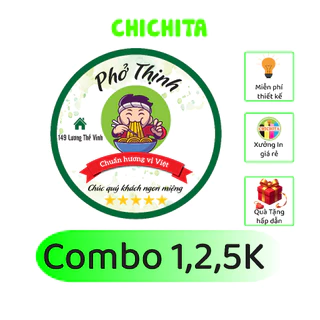 IN TEM NHÃN- Thiết kế in ấn CHICHITA theo yêu cầu