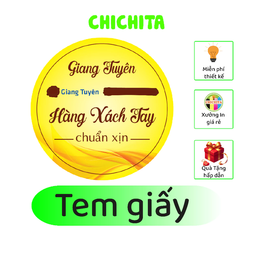 [Combo] in Tem giấy cán bóng, bế CHICHITA theo yêu cầu A3 - đẹp - nhanh - rẻ (IN TỐI THIỂU 3 TỜ)
