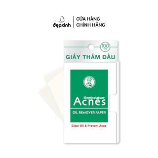 Giấy thấm dầu kiểm soát nhờn, ngừa mụn Acnes Oil Remover Paper 100 tờ