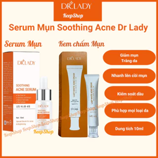 Serum mụn Keepshop Serum Soothing Acne Dr Lady giảm mụn, dưỡng trắng, kiểm soát bã nhờn 10ml