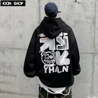 Áo khoác hoodie form rộng, áo hoodie nam nữ unisex, chất nỉ dày dặn có mũ KKIMSHOP