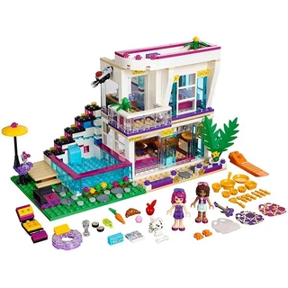 Bộ Lego Lắp Ráp Frienas XS 3008 Biệt Thự Các Ngôi Sao. ( 760 Chi Tiết). Xếp Hình Lego XS Frienas Livi's Pop Star House