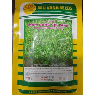 Gói 100gram hạt giống rau mầm bông cải xanh