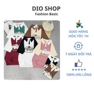 Áo phông Polo  DIO SHOP - AO105 From rộng tay lỡ vải cotton, dày dặn, co giãn tốt,đồ bền màu cao,thấm hút mồ hôi
