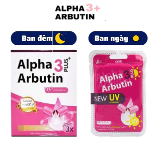 (Mẫu Mới - Thái Lan) Viên Kích Trắng Alpha Arbutin 3  Chống Nắng Chính Hãng Ban Ngày UV