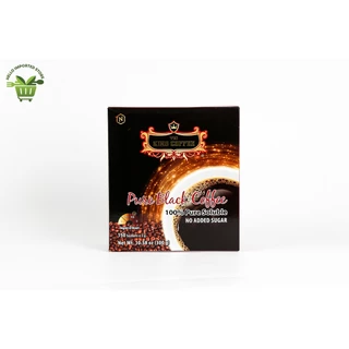 Combo 2 gói Cà Phê Hòa Tan Đen Pure Black Coffee Hộp 150 gói x 2g King Coffee