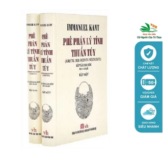 Sách - Phê Phán Lý Tính Tuần Túy (Trọn Bộ 2 Tập, Bìa Cứng)