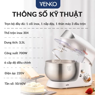 Máy nhào bột, đánh trứng cỡ lớn đa năng Công suất 700W - Z87