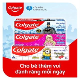 kem đánh răng 40g Colgate cho trẻ em ( Batman/barbie/monion )