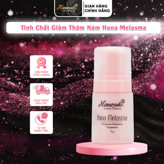 Tinh Chất Giảm Thâm Nám Hana Melasma 15g Skincare Giúp Dưỡng Ẩm Làm Dịu, Cải Thiện Sự Mềm Mại Và Đàn Hồi Da