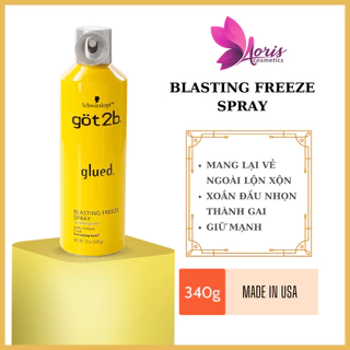 Keo giữ nếp tóc GOT2B GLUED Freeze Blasting Spray - 340g