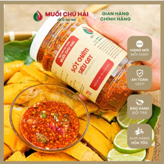 Muối sốt chú Hải Cay Vừa 500gr chấm bánh tráng, trái cây, hải sản - Muối Tây Ninh