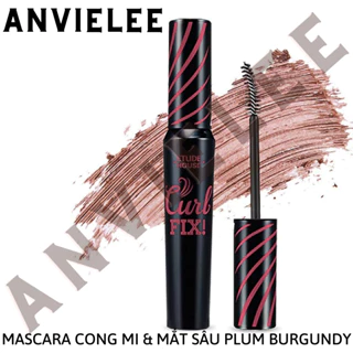 [GỐC 390K Date 01.2025] 03 PLUM BURGUNDY MẮT SÂU & THU HÚT MASCARA CHUỐT MI ETU.DE HOU.SE LASH PERM CURL FIX THANH LÝ