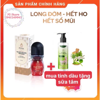 [Tặng sữa tắm ] Tinh dầu long đờm Minh khang : long đờm,ho,sổ mũi,ngạt mũi,khò khè