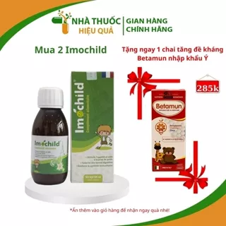 Siro Imochild - Bổ sung các Vitamin và khoáng chất - giúp trẻ ăn ngon miệng, tăng sức đề kháng.thuochieuqua