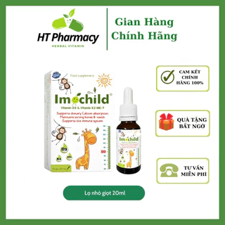 Imochild d3k2 hỗ trợ bé phát triển chiều cao , trí não, tăng đề kháng nhập khẩu tây ban nha tặng quà