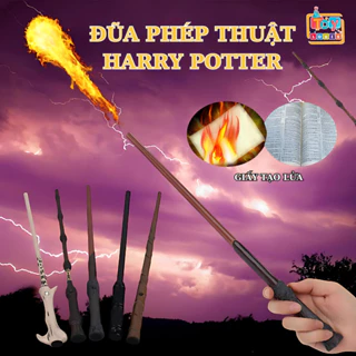 Đồ Chơi Đũa Phép Thuật Harry Potter Bắn Ra Lửa Có Đèn, Nhạc Sinh Động - Đũa Phép Phù ThủyTrong Phim Harry Potter Cao Cấp