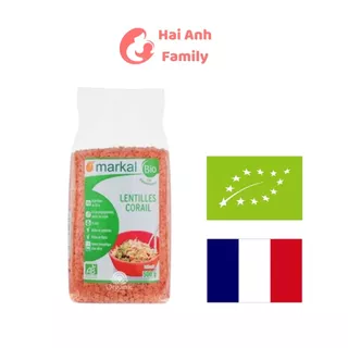 Hạt Lăng Đỏ Hữu Cơ Markal Cho Bé Ăn Dặm Gói 100-500g Hải Anh Family