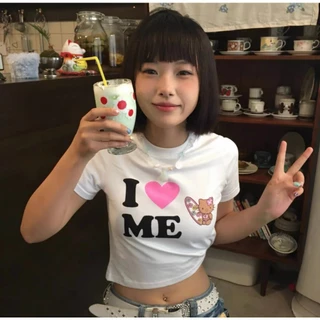 áo babytee i love me by xoxoxiao