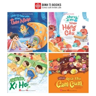 Sách - Những câu chuyện lý thú về cơ thể người - Dành cho trẻ từ 3 - 9 tuổi - Đinh Tị Books