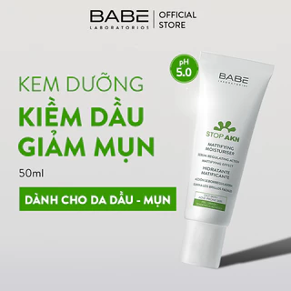 [HÀNG CÔNG TY] Kem dưỡng BABE Stop AKN Mattifying Moisturiser cho da dầu mụn 50ml