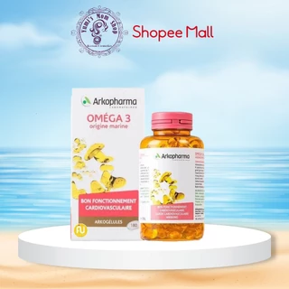 Viên uống dầu cá hỗ trợ tim mạch Arkopharma Arkogelules Omega 3