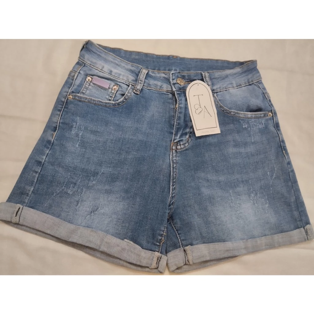 Quần short jean nữ ống rộng nữ lưng cao, quần short bò nữ cạp cao siêu xinh phù hợp vòng eo từ 62-64cm