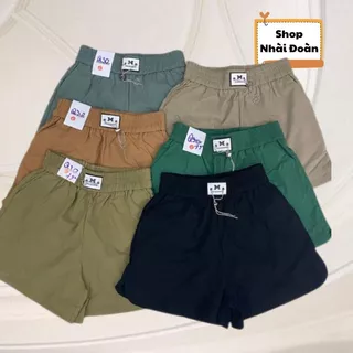 Quần Short, Quần Đùi Lưng Thun Chất Kaki Thoáng Mát Hàng Đẹp Nhiều Dành Cho Nữ Size 40-65kg