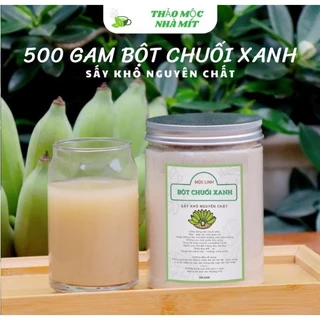 Bột chuối tây xanh (hỗ trợ cải thiện dạ dày , đại tràng)  - TINH BỘT KHÁNG - Hữu cơ, nguyên xơ, không đường