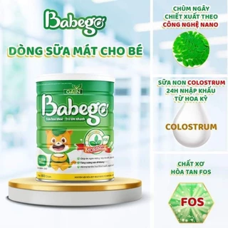 Sữa mát Babego số 1, 2 ,3 ngừa táo bón, tăng cân tốt