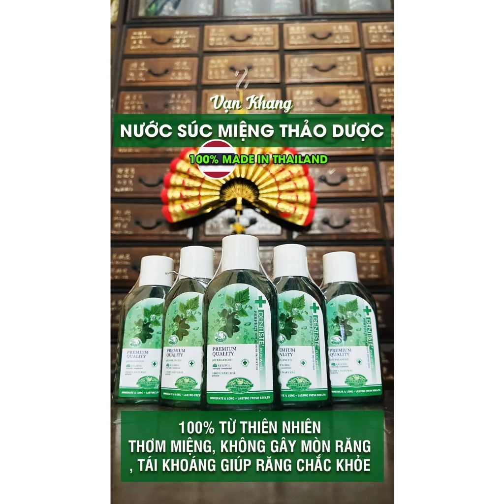 Nước súc miệng Thái lan - Dentiste Plus White Perfect Gum & Tooth Protection 200ml