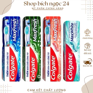 Kem đánh răng Colgate Maxfresh 225g Tặng bàn chải lông tơ