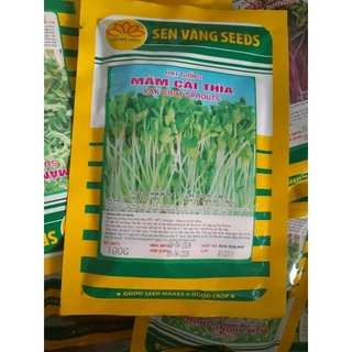 Gói 100gram hạt giống mầm Cải Thìa New zealand