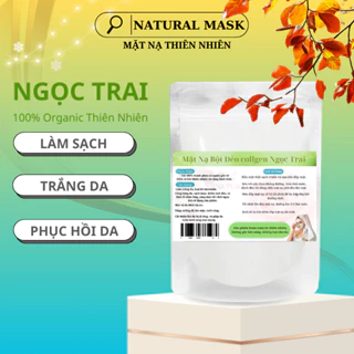 Bột ngọc trai đắp mặt, giúp da mặt mềm mịn trắng sáng tự nhiên naturalmask.