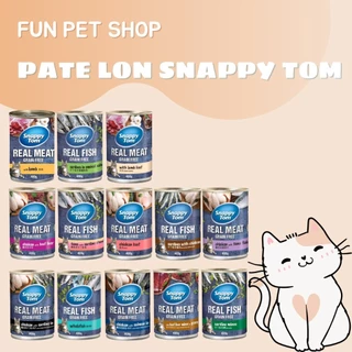 Pate Snappy Tom Real Fish & Real Meat Dành Cho Mèo Từ 6 Tháng Tuổi Trở Lên Lon 400g