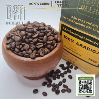 Cà phê rang mộc Arabica - DON'N Coffee, 100% cà phê Arabica, 250 gram