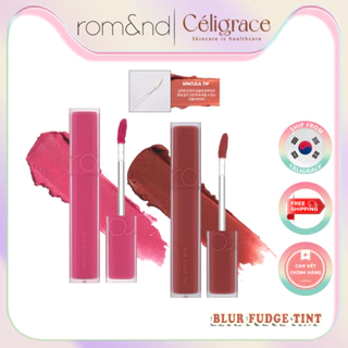 [MÀU 1 - MÀU 16] Son Kem Lì ROMAND Lên Màu Chuẩn, Mịn Môi BLUR FUDGE TINT 5g