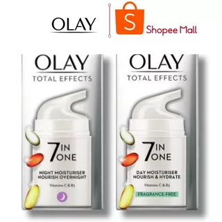 Kem Dưỡng Olay Total Effects 7 In 1 Anti Ageing Moisturiser 50ml Chính Hãng dưỡng trắng , tái tạo da và chống lão hoá