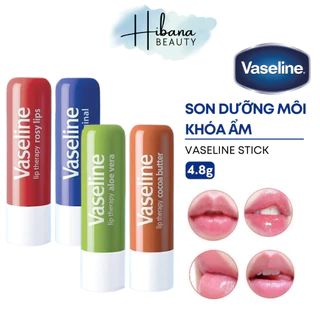 Son Dưỡng Vaseline Giúp Môi Mềm Mịn Lip Therapy Dưỡng Ẩm 4.8g