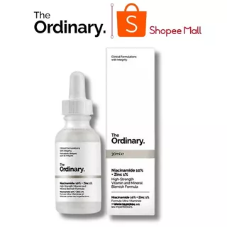 Serum The Ordinary Niacinamide 10% + Zinc 1% Giúp Cân Bằng Bã Nhờn Làm Sáng Da Thu Nhỏ Lỗ Chân Lông 30ml