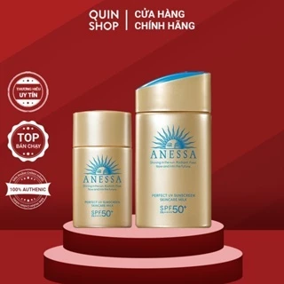 Kem chống nắng Anessa Perfect UV Sunscreen Skincare Milk SPF 50+ PA++++ 60ml nhật bản [Cam Kết Chính Hãng 100%]