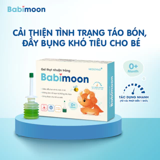 Gel thụt táo bón ở trẻ Babimoon, cải thiện táo bón ở trẻ, hiệu quả nhanh chóng (hộp 6 tuýp)