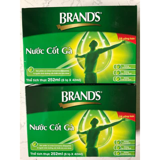 Combo 2 hộp Nước cốt gà Brand's 42ml x 6 hũ