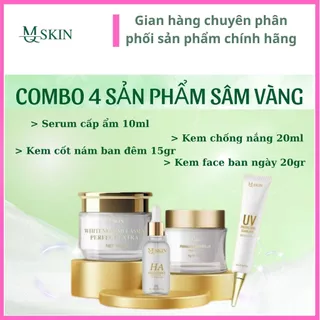 (Chính Hãng) Combo 4 Món Kem Face Sâm Vàng MQ Skin