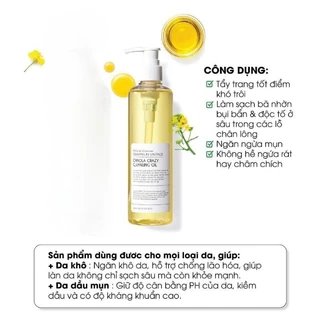 Dầu tẩy trang hoa cải Canola 300ml