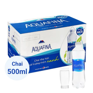 Nước suối Aquafina chai 500ml thùng 24 chai