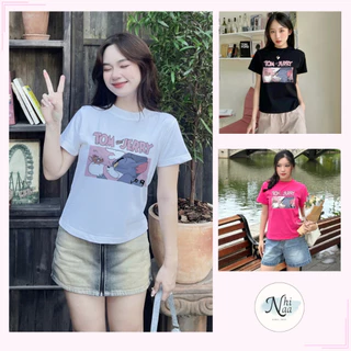 Áo Bayby Tee Nữ NhiNaa Store In Hình Tom & Jerry A51030